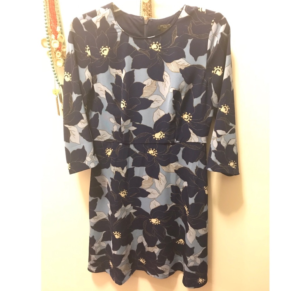 Ann Taylor Blue Dress